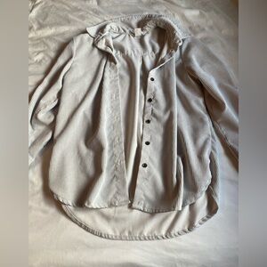 H&M Cream Ribbed Top